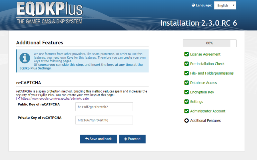 Installation - EQdkp Plus